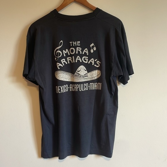 VTG Mariachi Mexico Graphic Tee Mora Arriaga’s T-Shirt XL Black Retro Rock - Picture 5 of 13